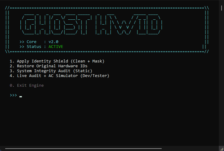 HWID before spoofing